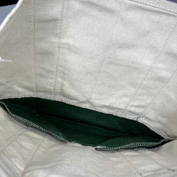 LOT Set of 2 — Trader Joe’s Grocery Canvas MINI Tote Bag — Blue + Green NWT! NEW - Picture 6 of 11